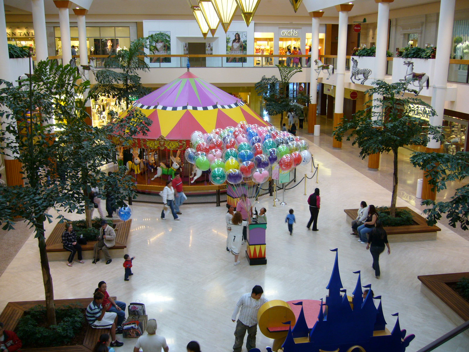 South Coast Plaza interior, photographed in 2006 by Arnold C